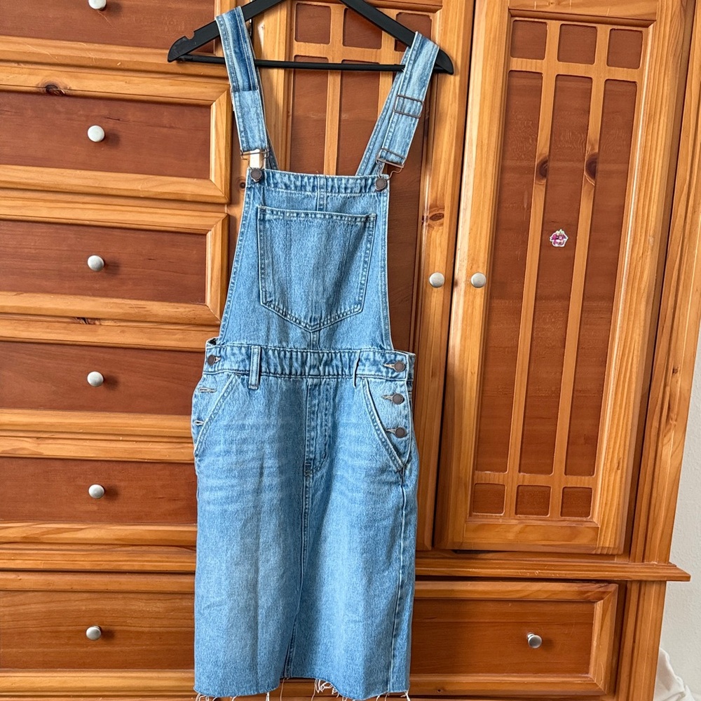 Neuflora Denim Overall Skirt